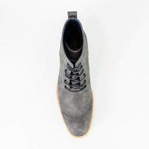 Cavani Huricane Grey Mens Leather Boots - Boots