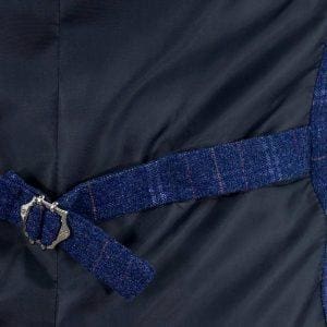 Cavani Kaiser Blue Tweed Waistcoat - Suit & Tailoring