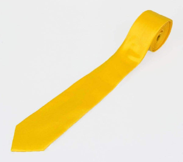 Lemon Plain Satin Tie Set - Accessories