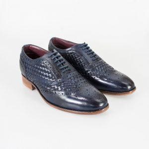 Cavani Orion Navy Mens Leather Shoes - UK7 | EU41 - Shoes