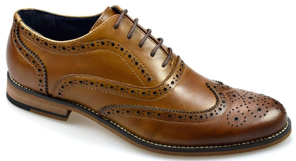 Oxford Tan Brogue Shoes - UK7 | EU41 - Shoes