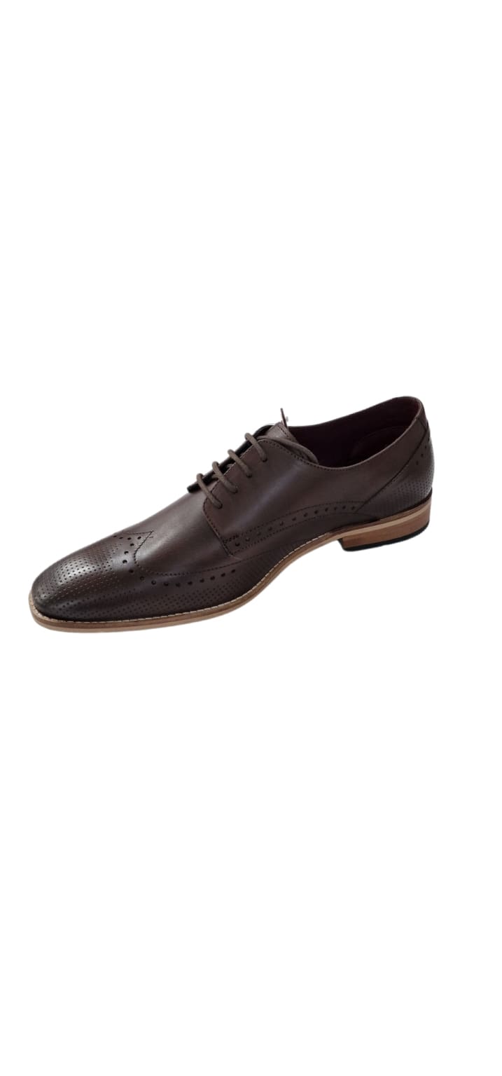 Cavani Rome Men’s Brown Leather Shoes - Shoes