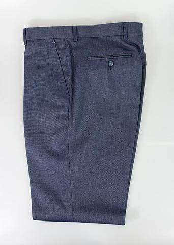 Cavani Steele Blue Slim Fit Trousers - 28R - Suit & Tailoring