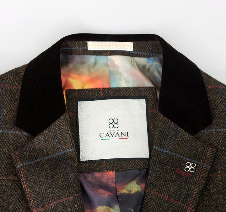 Cavani Tommy Brown Men’s 2 Piece Suit - Suit & Tailoring