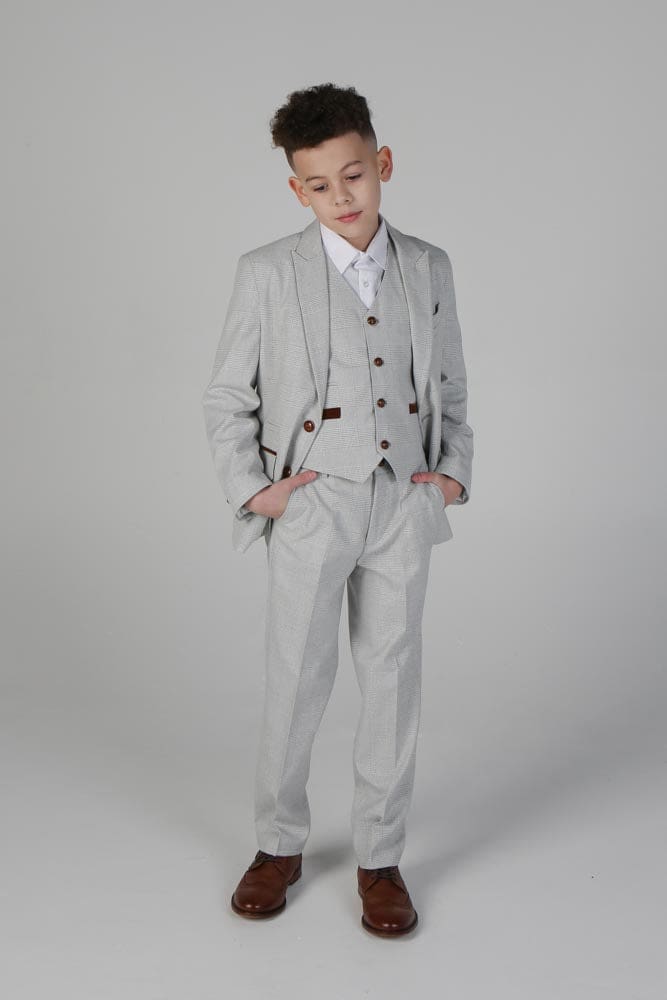 Device - Boy’s Mark Stone Three Piece Suit - boys suits