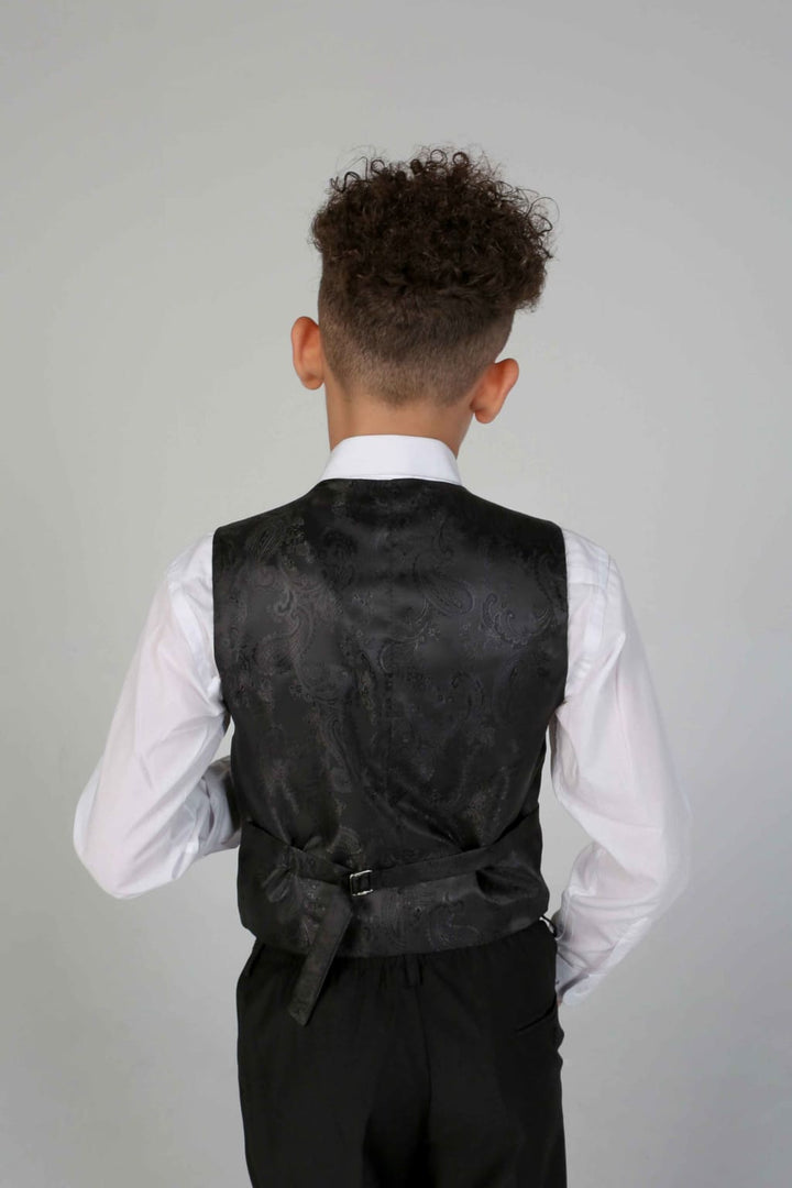 Device - Boy’s Parker Black Three piece Suit
