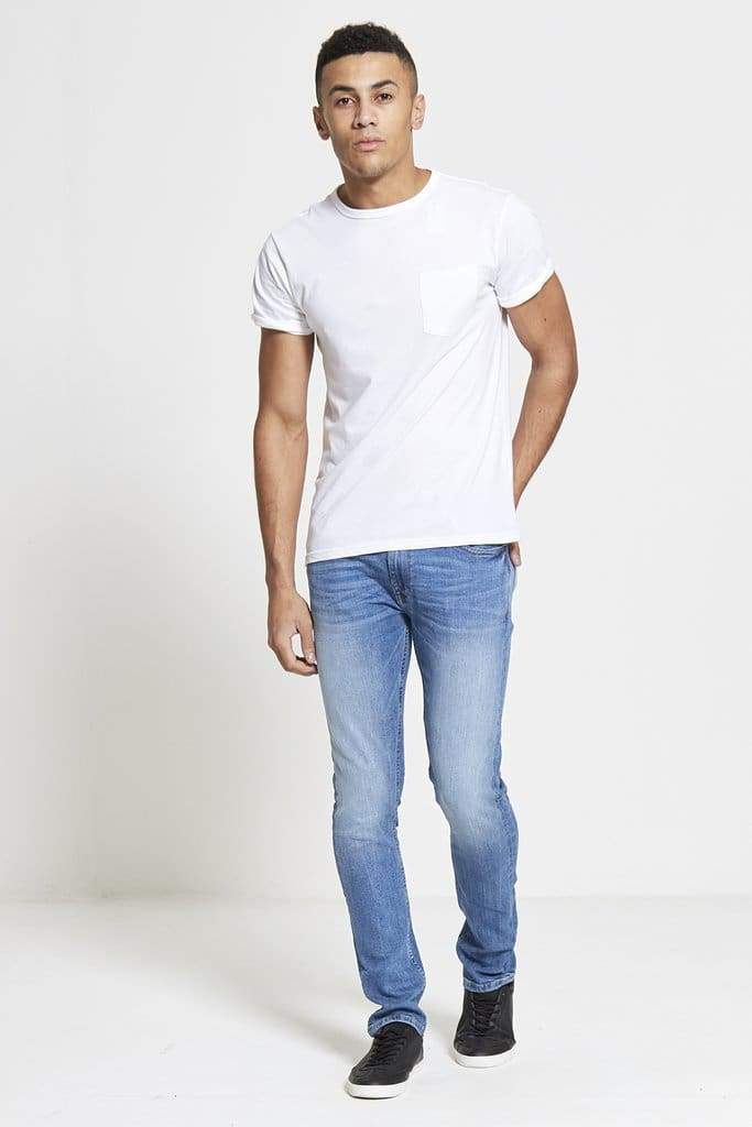 ACE Slim Stretch Jeans In Light Wash - Jeans