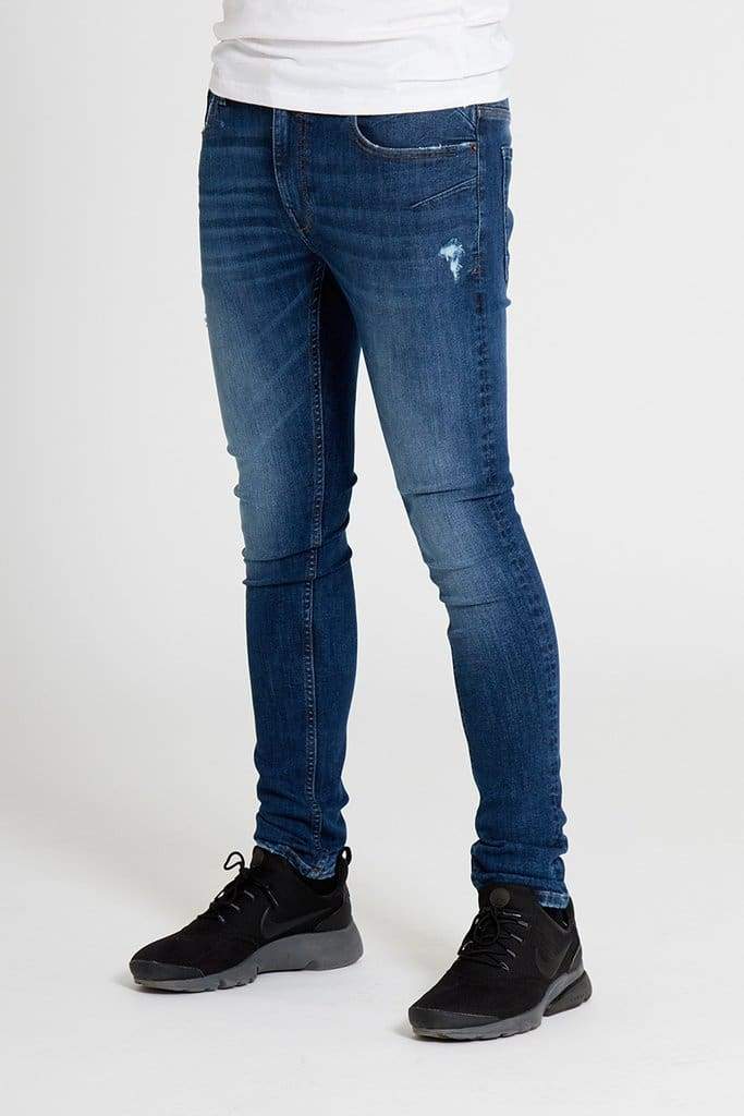 DML | EXILE Skinny Jeans In Light Wash - MENSWEARR - House of Menswear ...