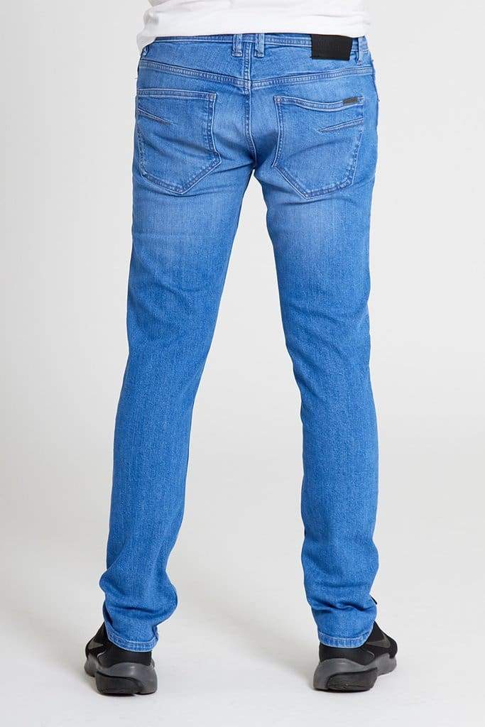 GAMMA Slim Fit Jeans In Intense Blue Wash - Jeans