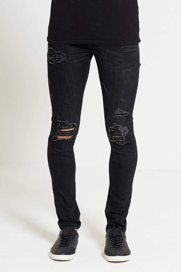 HAVOC Super Skinny Jeans In True Black - Jeans