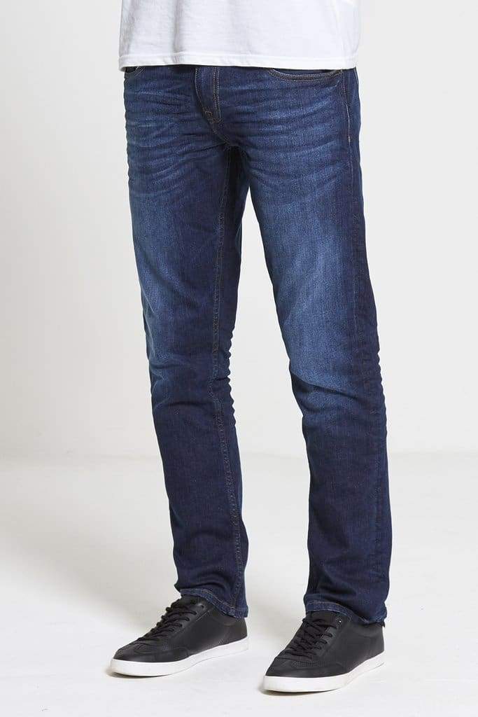 Maverick Slim Straight Stretch Jeans In Dark Wash - Jeans