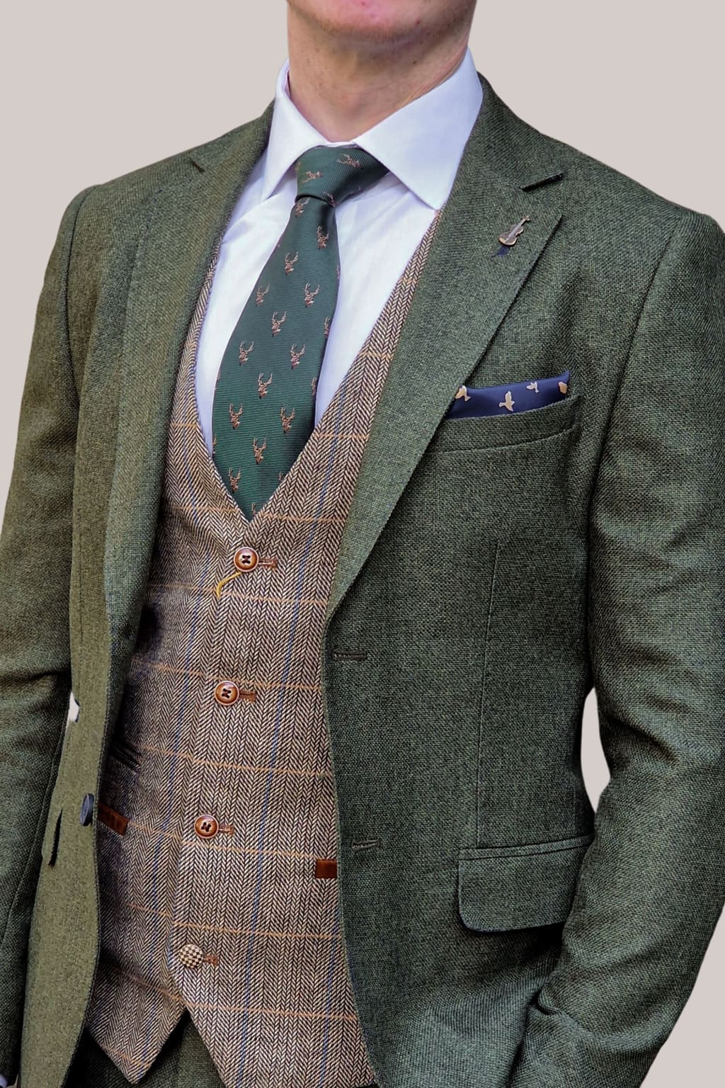 Costume à revers vintage classique homme à encoche gilet mince rétro en Costume à revers vintage classique homme à encoche gilet mince rétro en