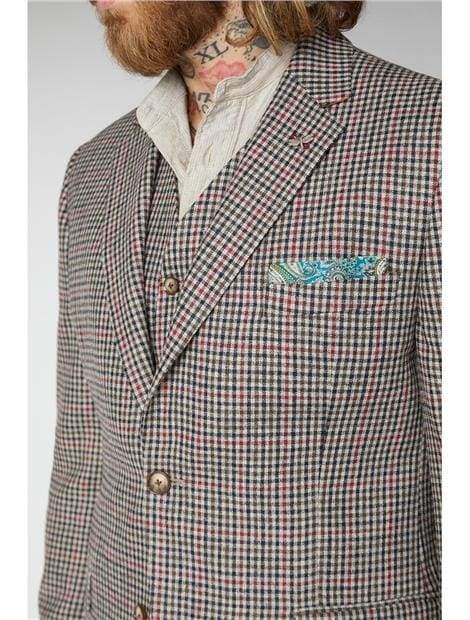 Gibson Mason Fawn Black And Red Check Blazer - Suit & Tailoring
