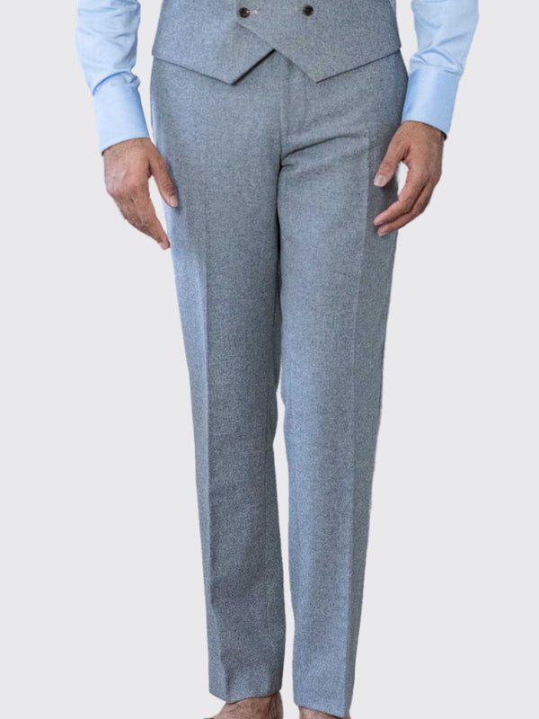 Harry Brown Ralph Grey Flannel Trousers - 28R - Trousers