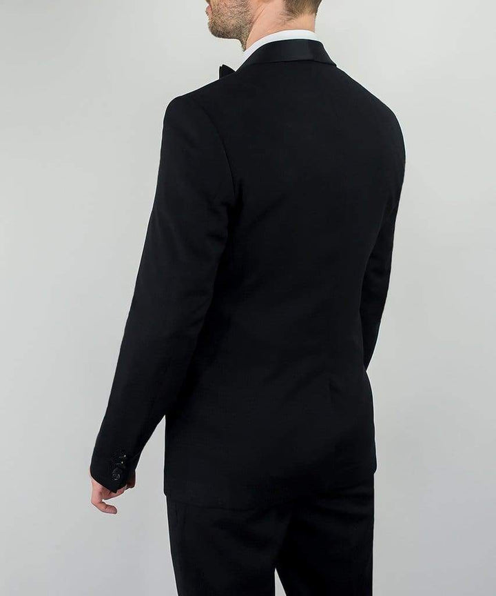 Cavani Nico Mens Navy Tuxedo Shawl Collar Suit - Suit & Tailoring