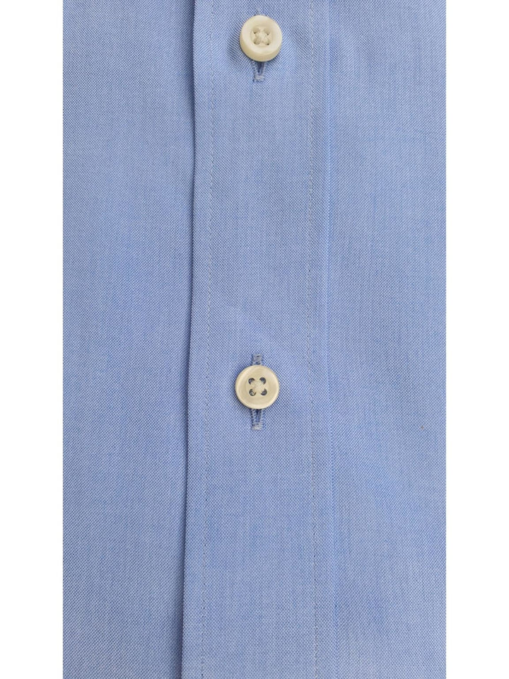 Men’s Classic Collar Blue Oxford Tailord Fit Shirt - Shirts