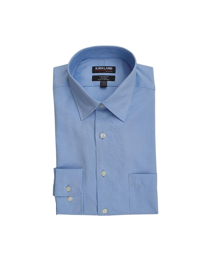 Men's Premium Classic Collar Blue Oxford Tailord Fit Shirt Men's Premium Classic Collar Blue Oxford Tailord Fit Shirt