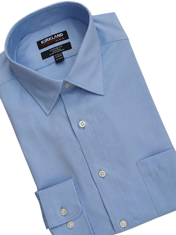 Men’s Classic Collar Blue Oxford Tailord Fit Shirt - Shirts