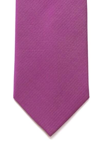 LA Smith Pink With Yellow Tipping Silk Tie - Accessories