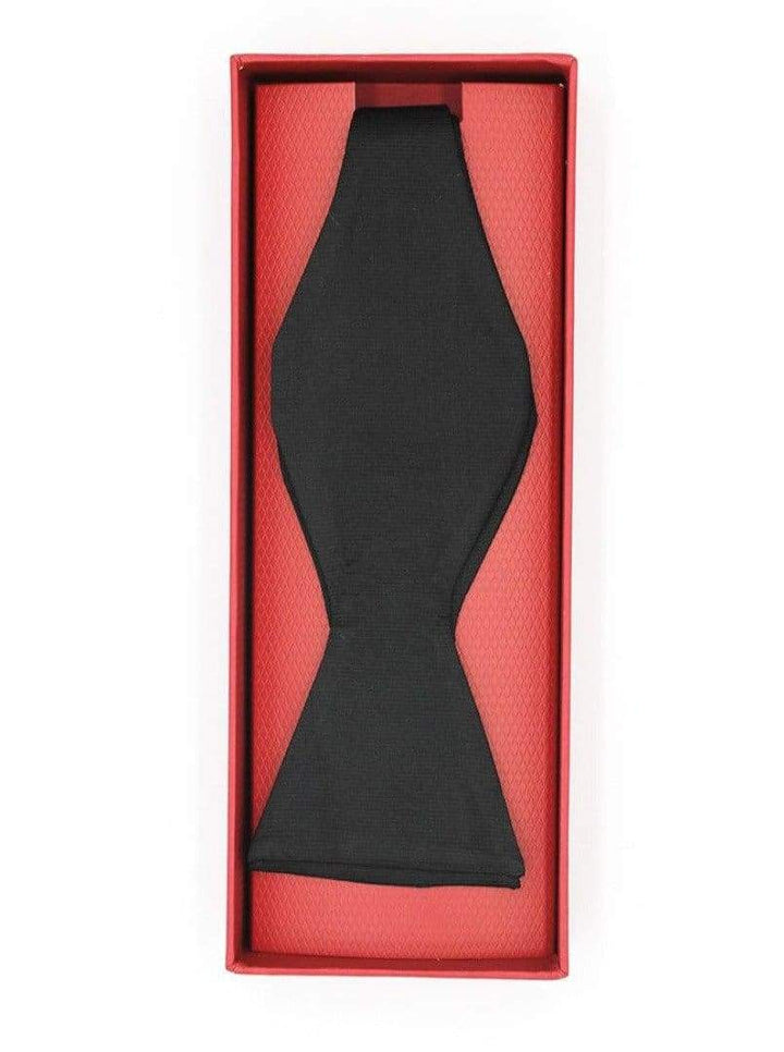 LA Smith Finest Silk Grosgrain Self Tie Bow - accessories