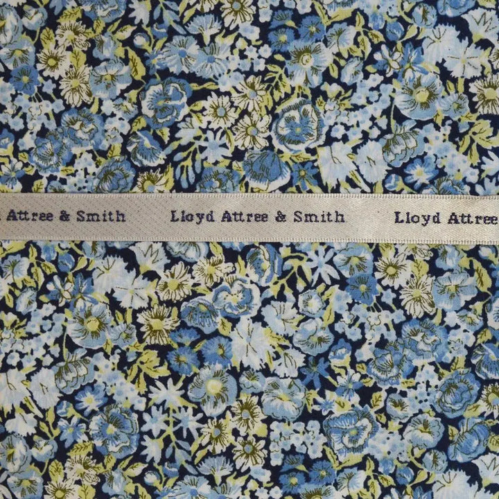 L A Smith Blue Liberty Art Fabric Hank - Accessories