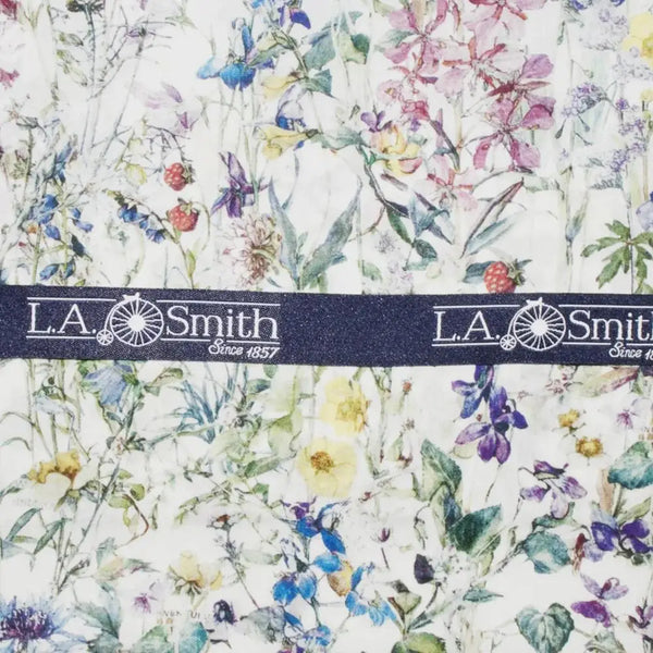 L A Smith Blue Liberty Art Fabric Hank - Accessories