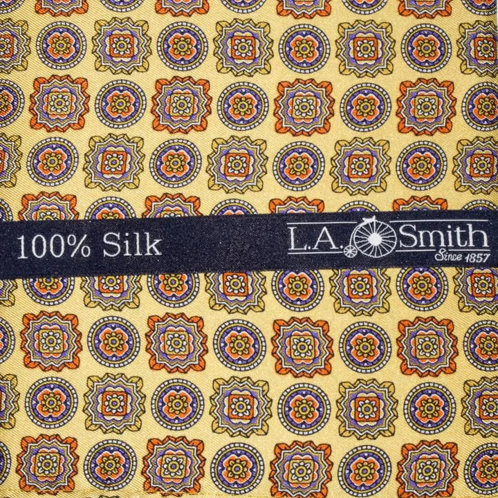 L A Smith Gold Medallion Silk Hank - Accessories