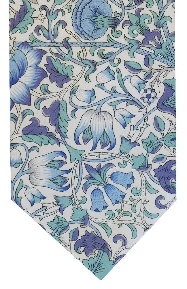 LA Smith Liberty Art Fabric Ties - Blue - Accessories
