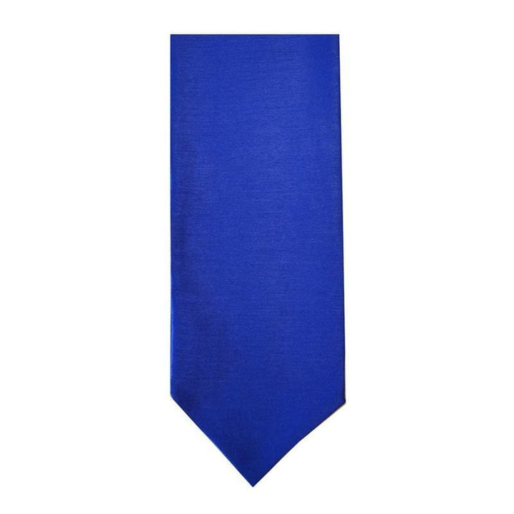 Mens LA Smith Self Tie Wedding Cravats - Royal Blue - Accessories