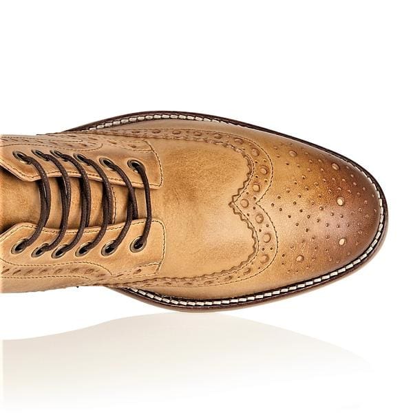 London Brogues | London Brogues Gatsby Tan Men's Boots - MENSWEARR ...