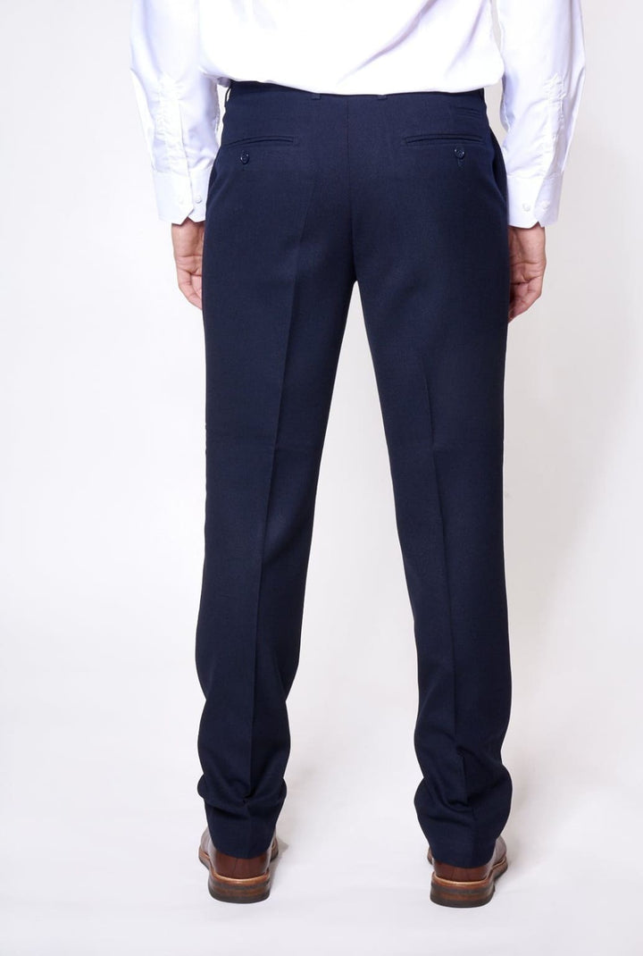Marc Darcy Marc Darcy JD4 Men's Navy Slim Fit Suit Trousers