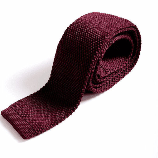 Marc Darcy KT Wine Knitted Tie - accessories