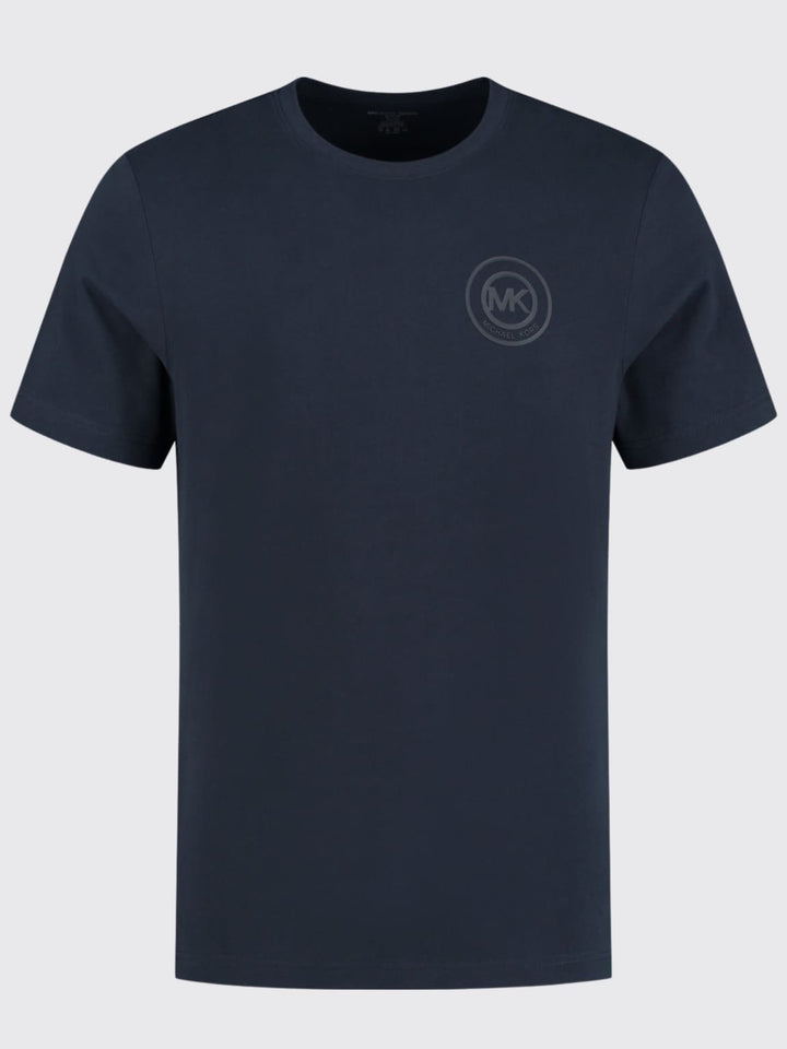 Michael Kors BSR Peach Jersey Crew Neck T-Shirt - Midnight Blue / S - T-Shirt
