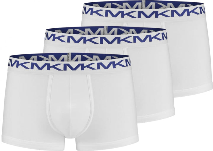 Michael Kors Men’s 3-Pack SF Basic Trunk - White / S - Underwear