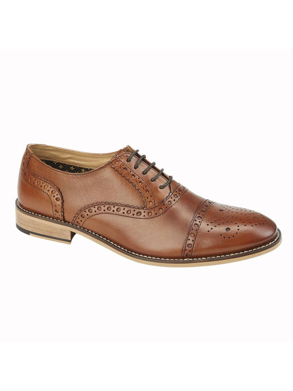 Roamers Harry Tan Brogue Shoes - UK7 | EU41 - Shoes