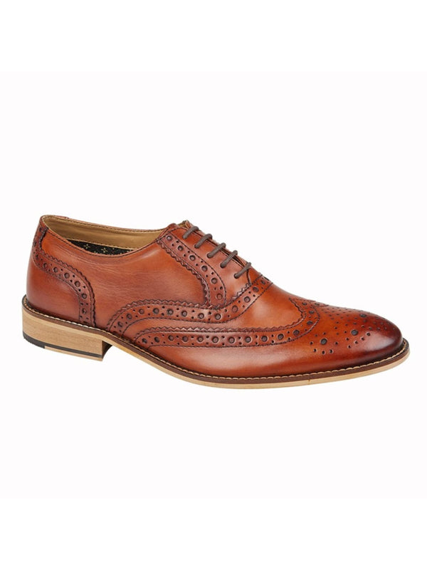 Roamers Oxford Tan Men’s Leather Shoes - UK7 | EU41 - Shoes