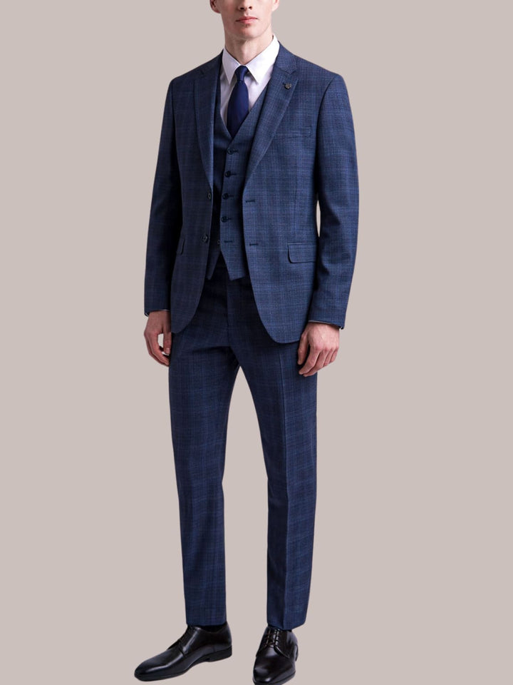 Ted Baker Airforce Check Slim Fit Suit Trousers - Trousers