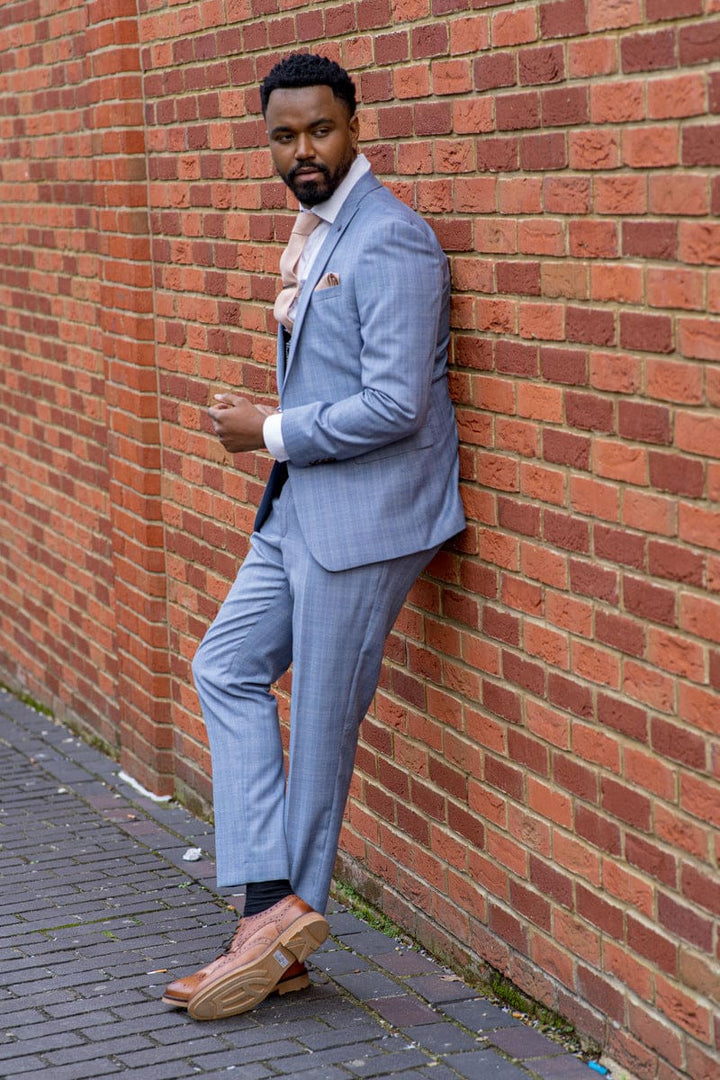 Ted Baker Men’s Pale Blue 2 Piece Slim Fit Suit - Suits