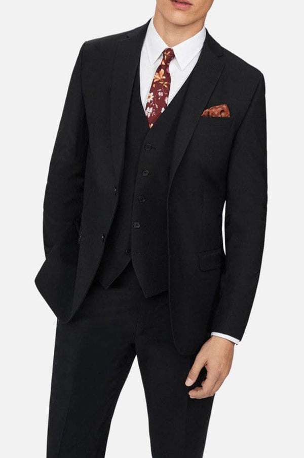 Ted Baker Panama Men’s Black Slim Fit Jacket - 36S - Suit & Tailoring
