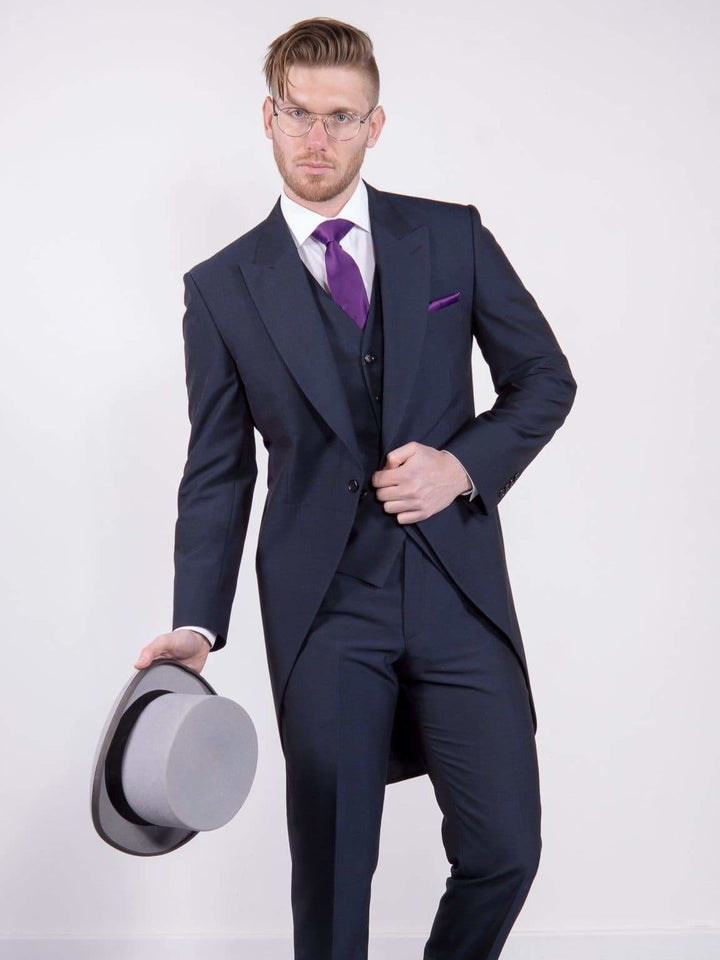 Torre Torre George Navy Mohair Piece Morning Suit MENSWEARR