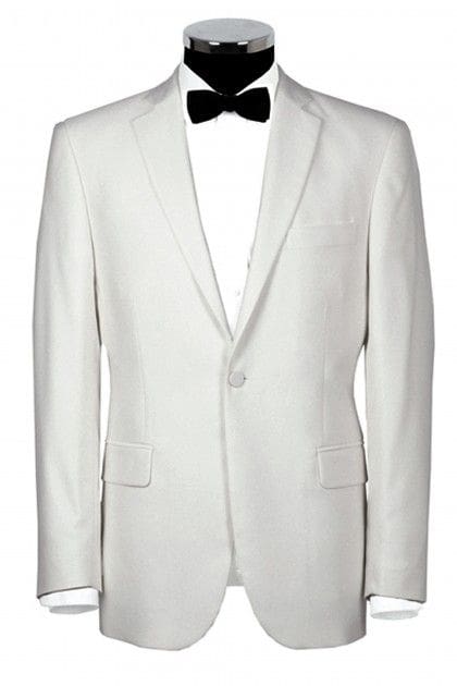 Torre Maddox White Men’s Jacket - 36S - Suit & Tailoring
