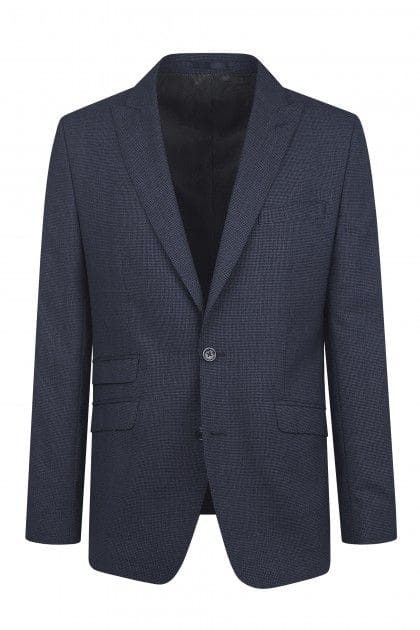 Torre Melvin Blue Plain Men’s Jacket - 38S - Suit & Tailoring