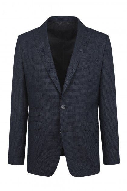 Torre Melvin Blue Plain Men’s Jacket - 38S - Suit & Tailoring